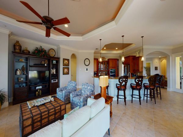 Marco Luxury Vacation Rental Home with Pool & Boat Dock