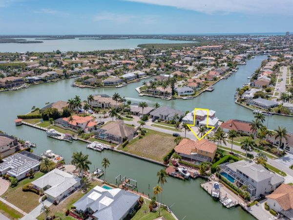 Marco Luxury Vacation Rental Home with Pool & Boat Dock