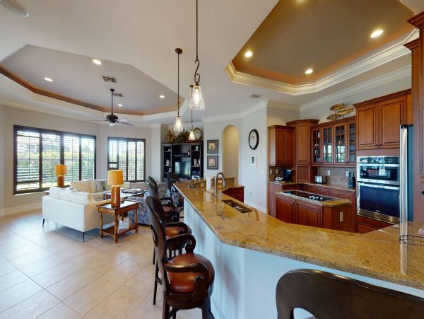 Marco Luxury Vacation Rental Home with Pool & Boat Dock