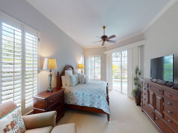 Marco Luxury Vacation Rental Home with Pool & Boat Dock