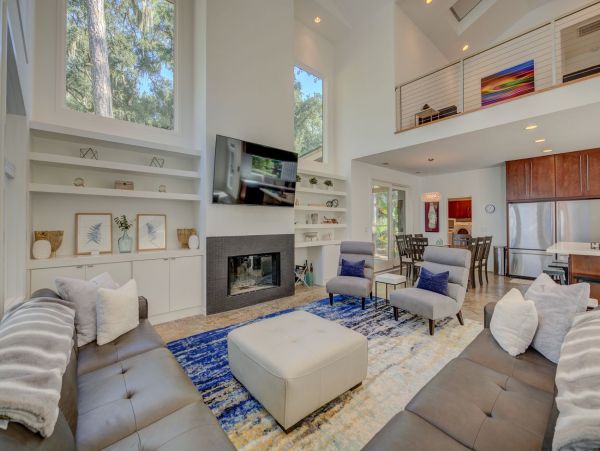 Hilton Head Vacation Home Seven Bedroom Private Pool