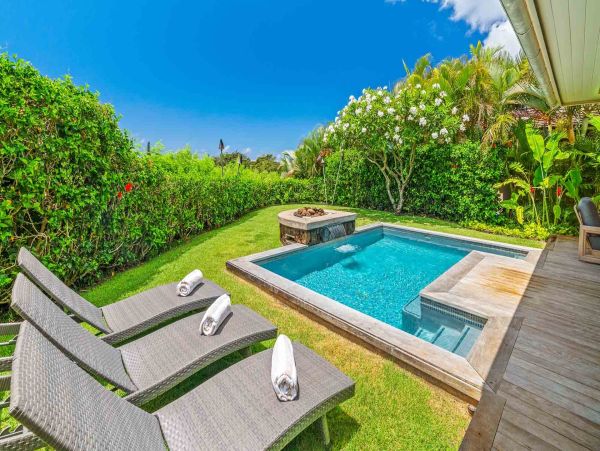 Beautiful Four Bedroom Vacation Home with Pool in Poipu
