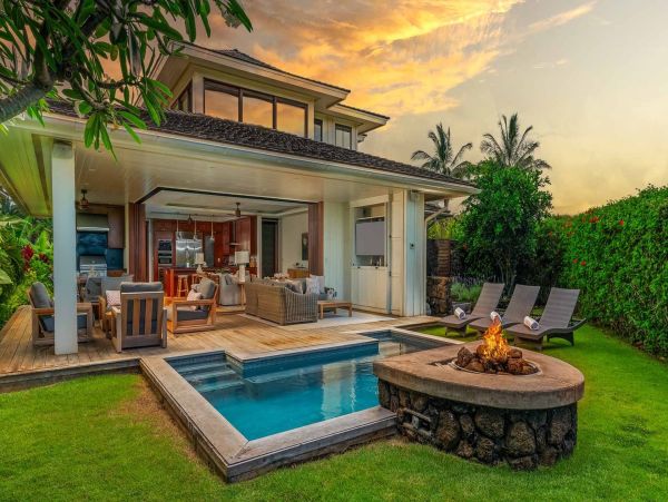 Beautiful Four Bedroom Vacation Home with Pool in Poipu