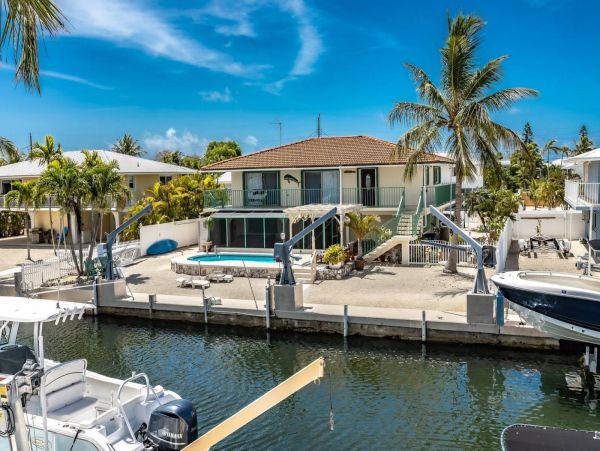 Waterfront Vacation Home in Marathon with Boat Dock Sleeps 6