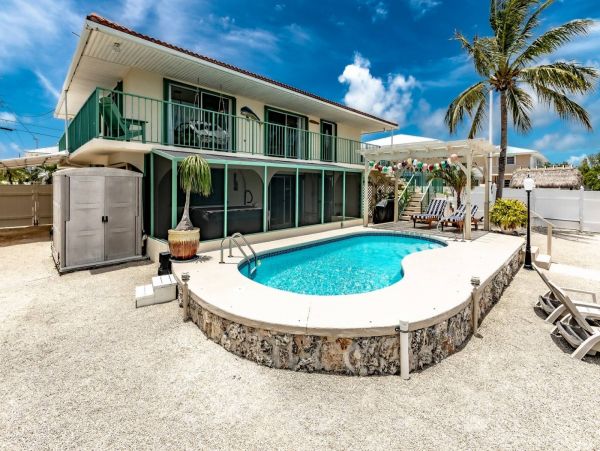 Waterfront Vacation Home in Marathon with Boat Dock Sleeps 6