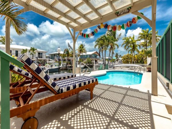 Waterfront Vacation Home in Marathon with Boat Dock Sleeps 6