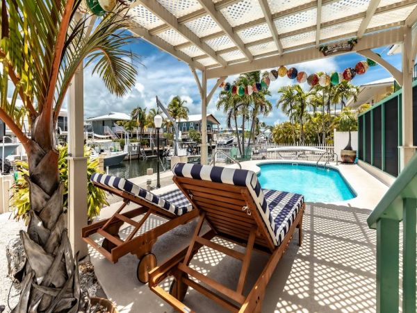 Waterfront Vacation Home in Marathon with Boat Dock Sleeps 6