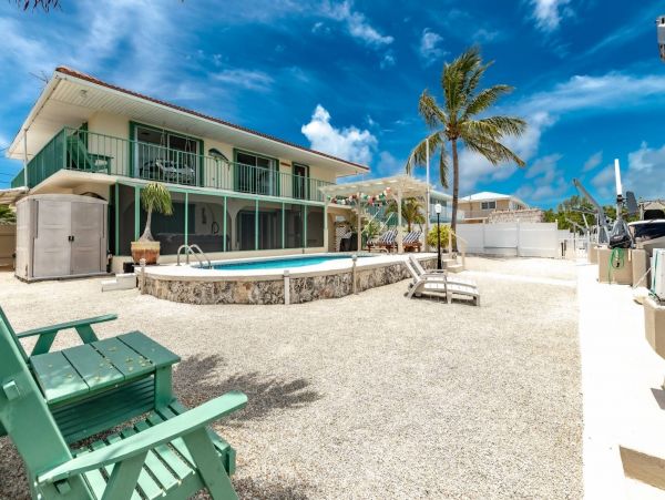 Waterfront Vacation Home in Marathon with Boat Dock Sleeps 6
