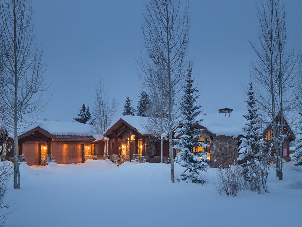 Jackson Hole Luxurious Vacation Home Sleeps 10 Mountain View