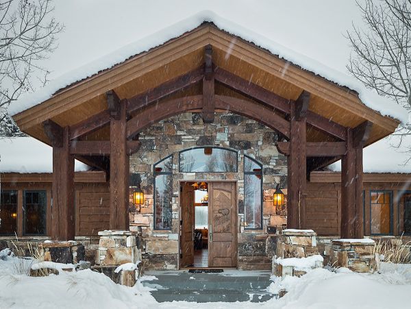 Jackson Hole Luxurious Vacation Home Sleeps 10 Mountain View
