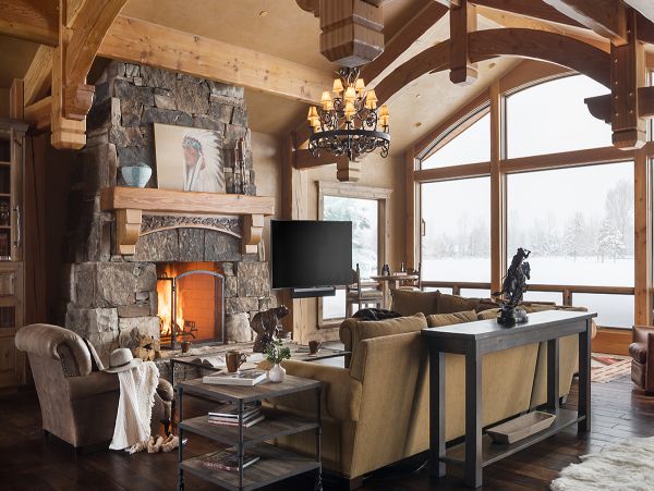 Jackson Hole Luxurious Vacation Home Sleeps 10 Mountain View