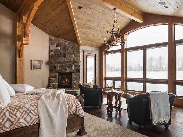 Jackson Hole Luxurious Vacation Home Sleeps 10 Mountain View