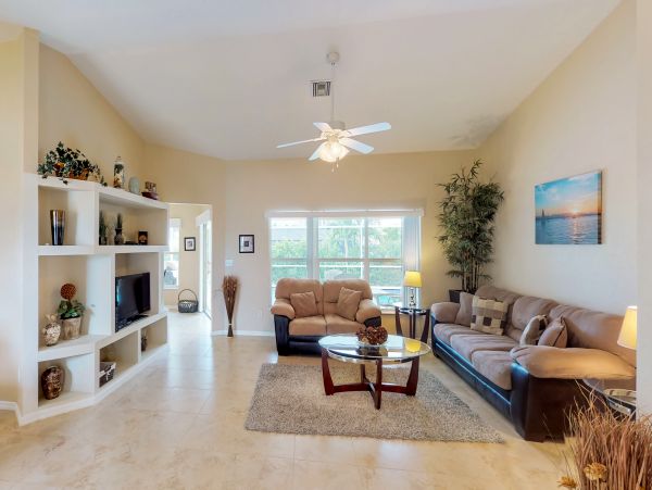 Marco Island Walk to Beach Three Bedroom Vacation Pool Home