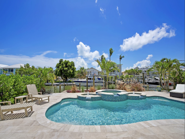 Fort Myers Beach Luxury Vacation Home with Pool and Boat Dock