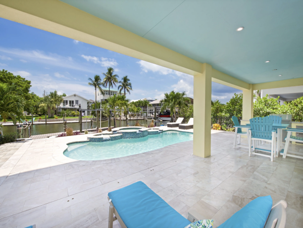 Fort Myers Beach Luxury Vacation Home with Pool and Boat Dock