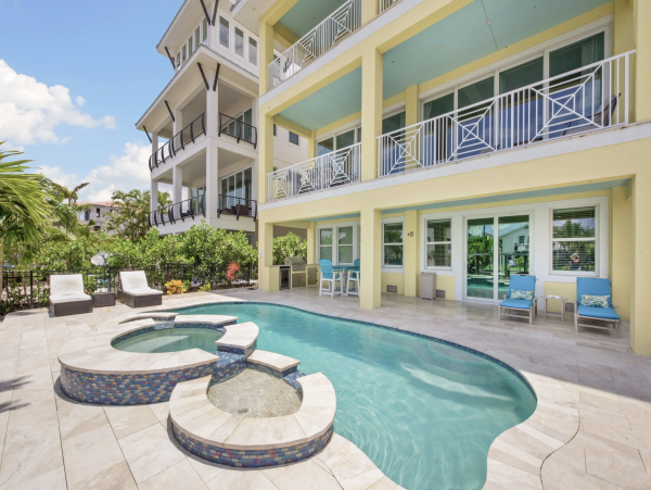 Fort Myers Beach Luxury Vacation Home with Pool and Boat Dock