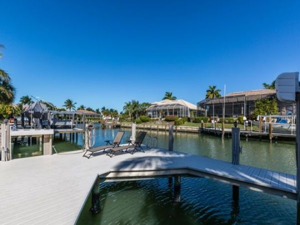 Marco Island Vacation Rental with Heated Pool, Dock & Outdoor Living