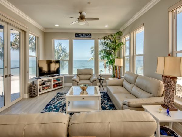 Luxury Gulf-Front Vacation Rental  Fort Myers Beach 3-Bedroom Home