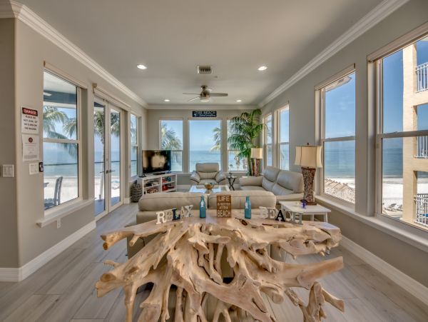 Luxury Gulf-Front Vacation Rental  Fort Myers Beach 3-Bedroom Home