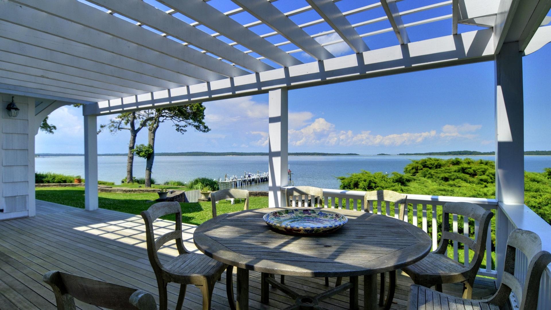 Water Views Sag Harbor Vacation Home Five Bedroom with Pool