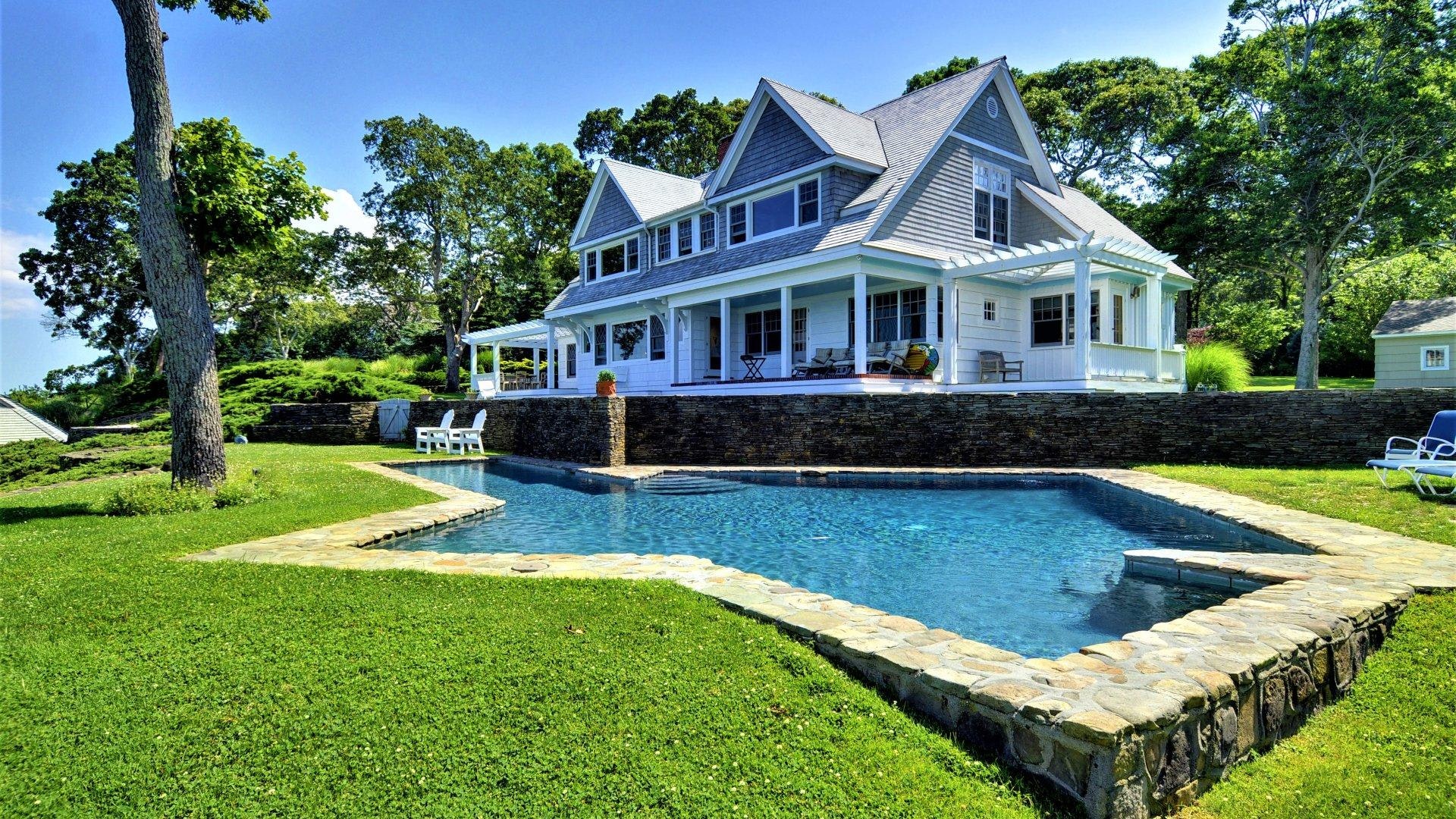 Water Views Sag Harbor Vacation Home Five Bedroom with Pool