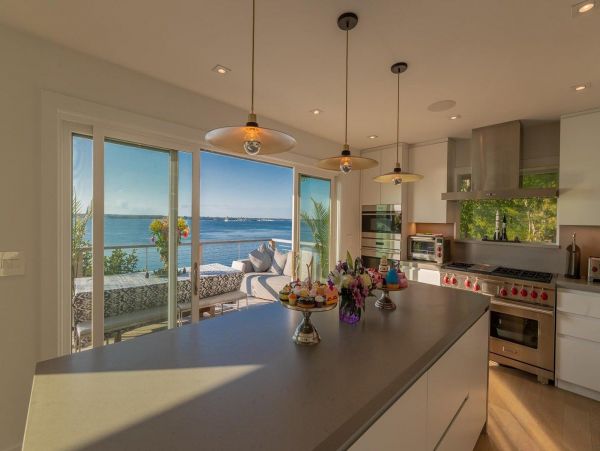 Water Views Shelter Island Vacation Home with Indooor Pool