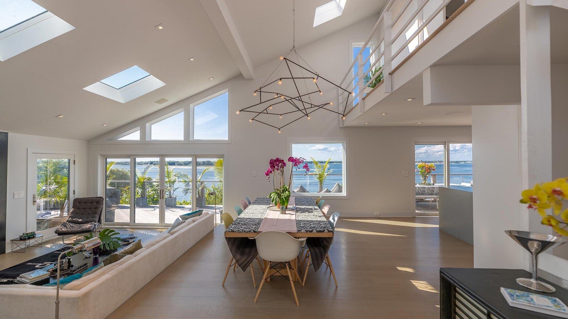 Water Views Shelter Island Vacation Home with Indooor Pool