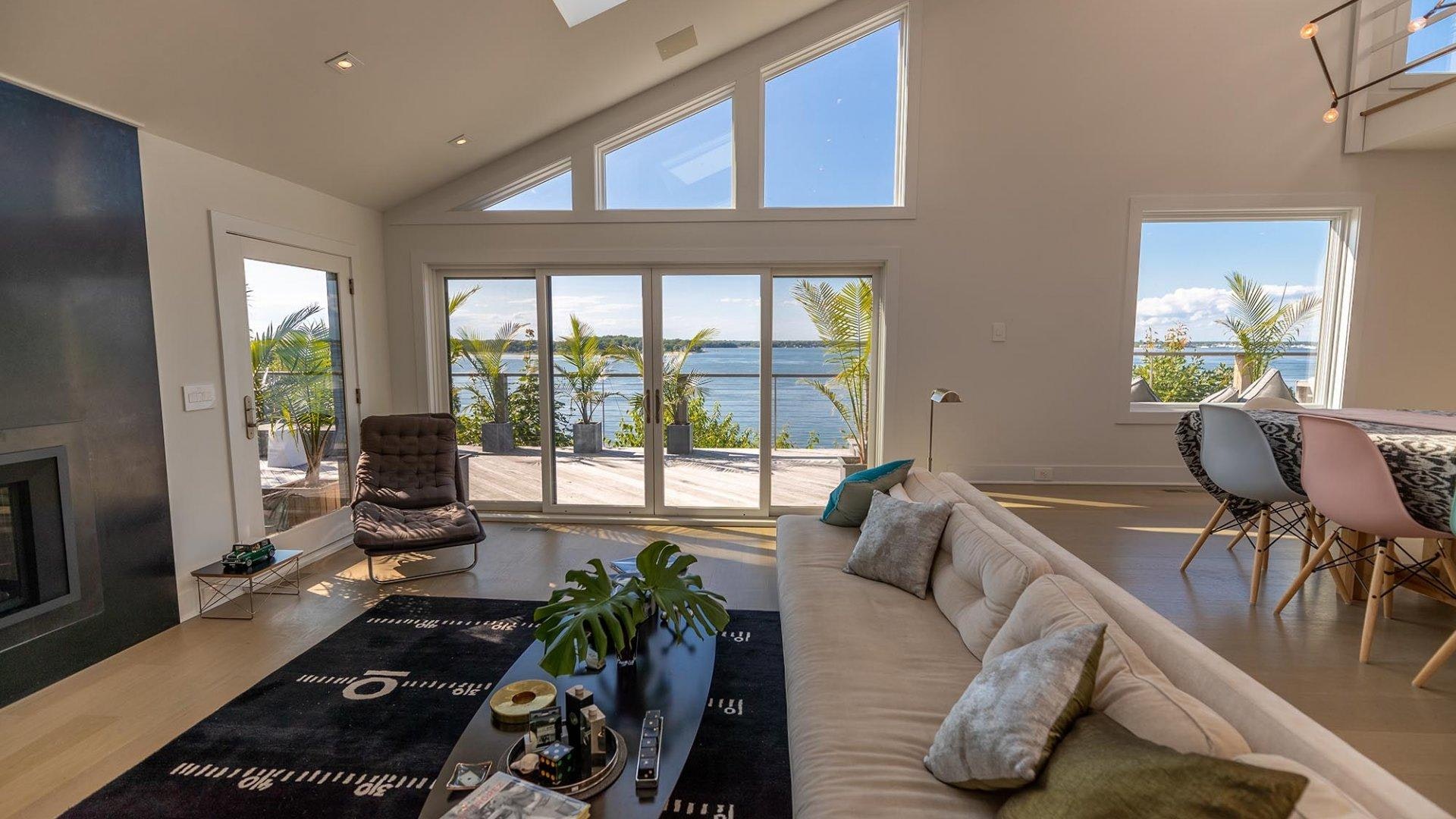Water Views Shelter Island Vacation Home with Indooor Pool