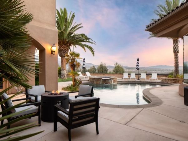 Luxury Temecula Five Bedroom Home Overlooking Wine Country