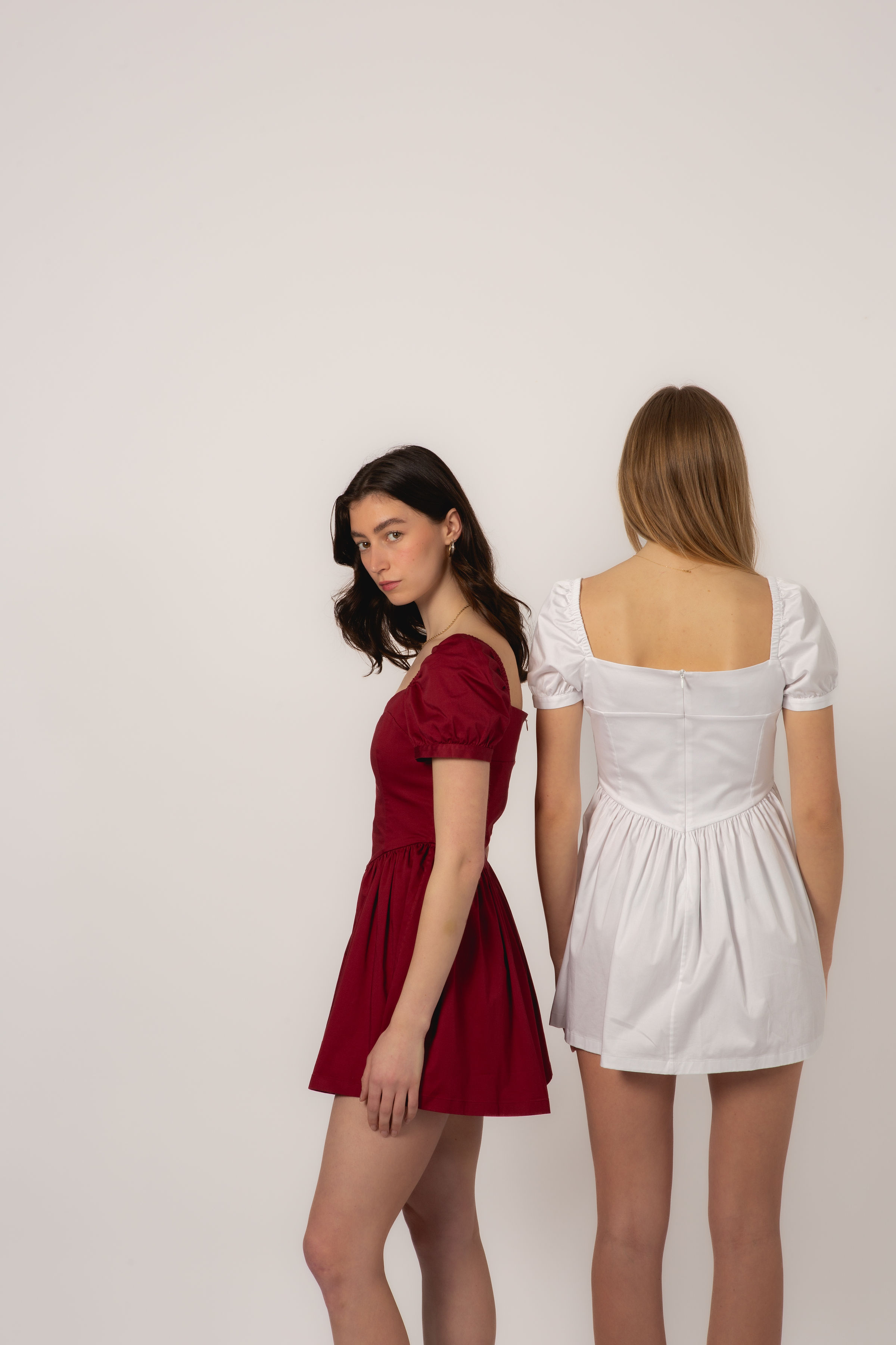 Eloise Dress - Maroon