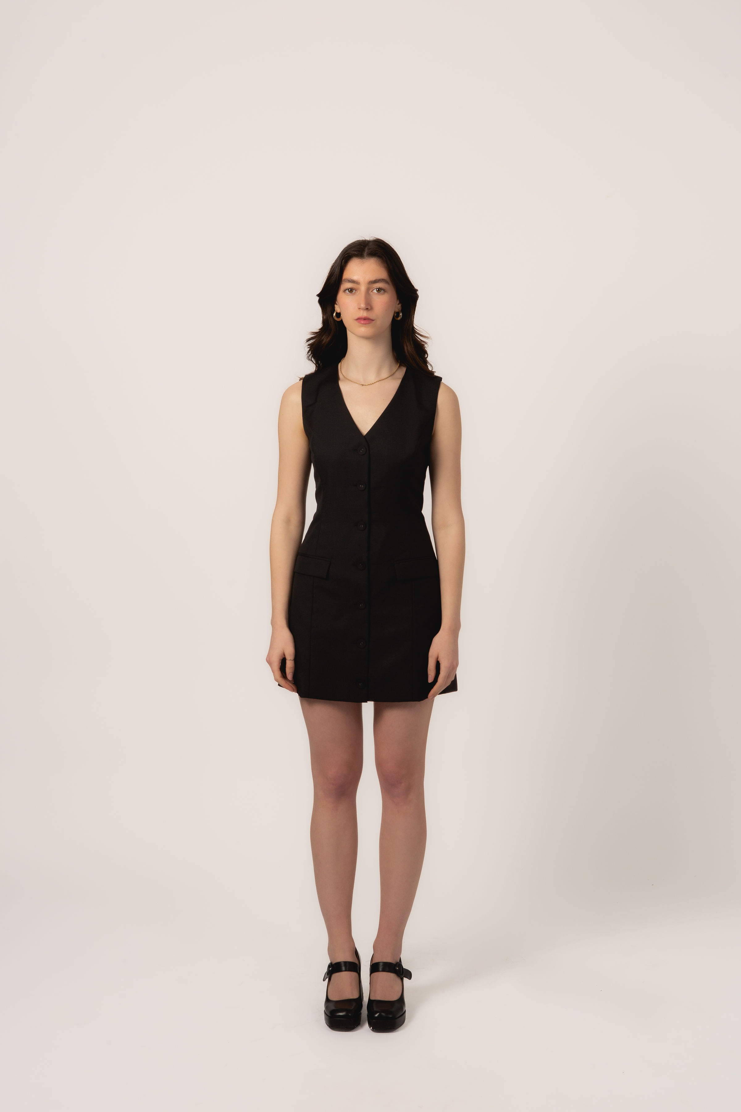 Natasha Dress - Black thumbnail 2
