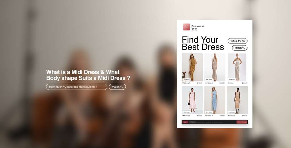 What is a Midi Dress & What Body Shape Suits a Midi Dress?