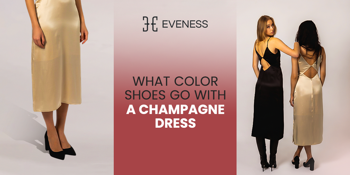 What Color Shoes Go With a Champagne Dress