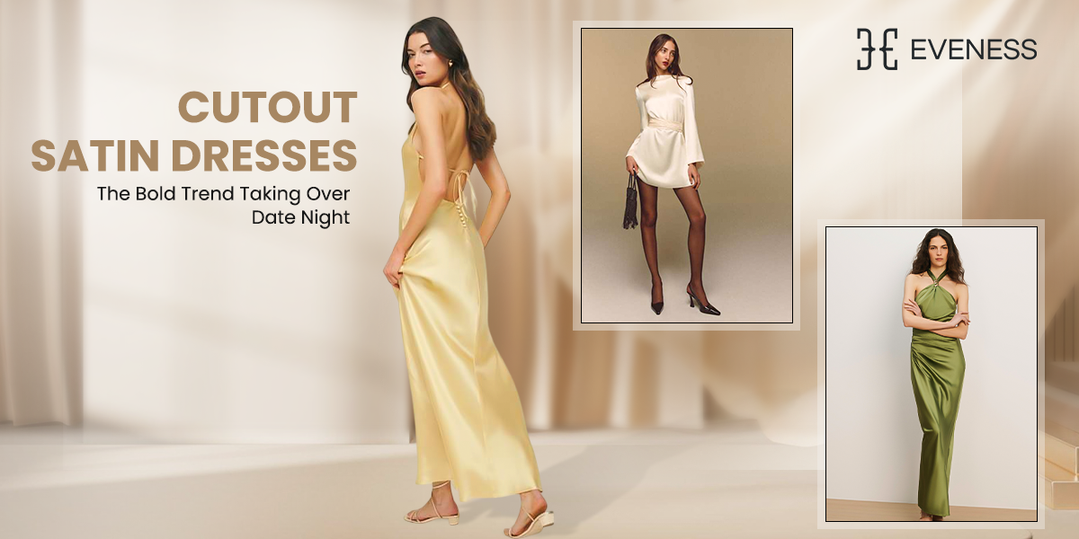 Cutout Satin Dresses: The Bold Trend Taking Over Date Night