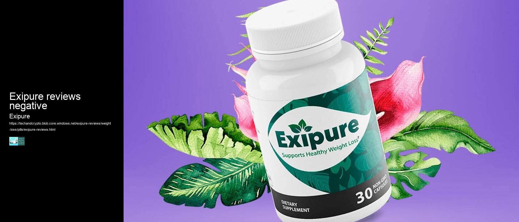 exipure reviews negative