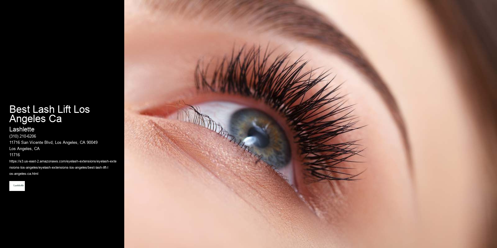Best Lash Lift Los Angeles Ca
