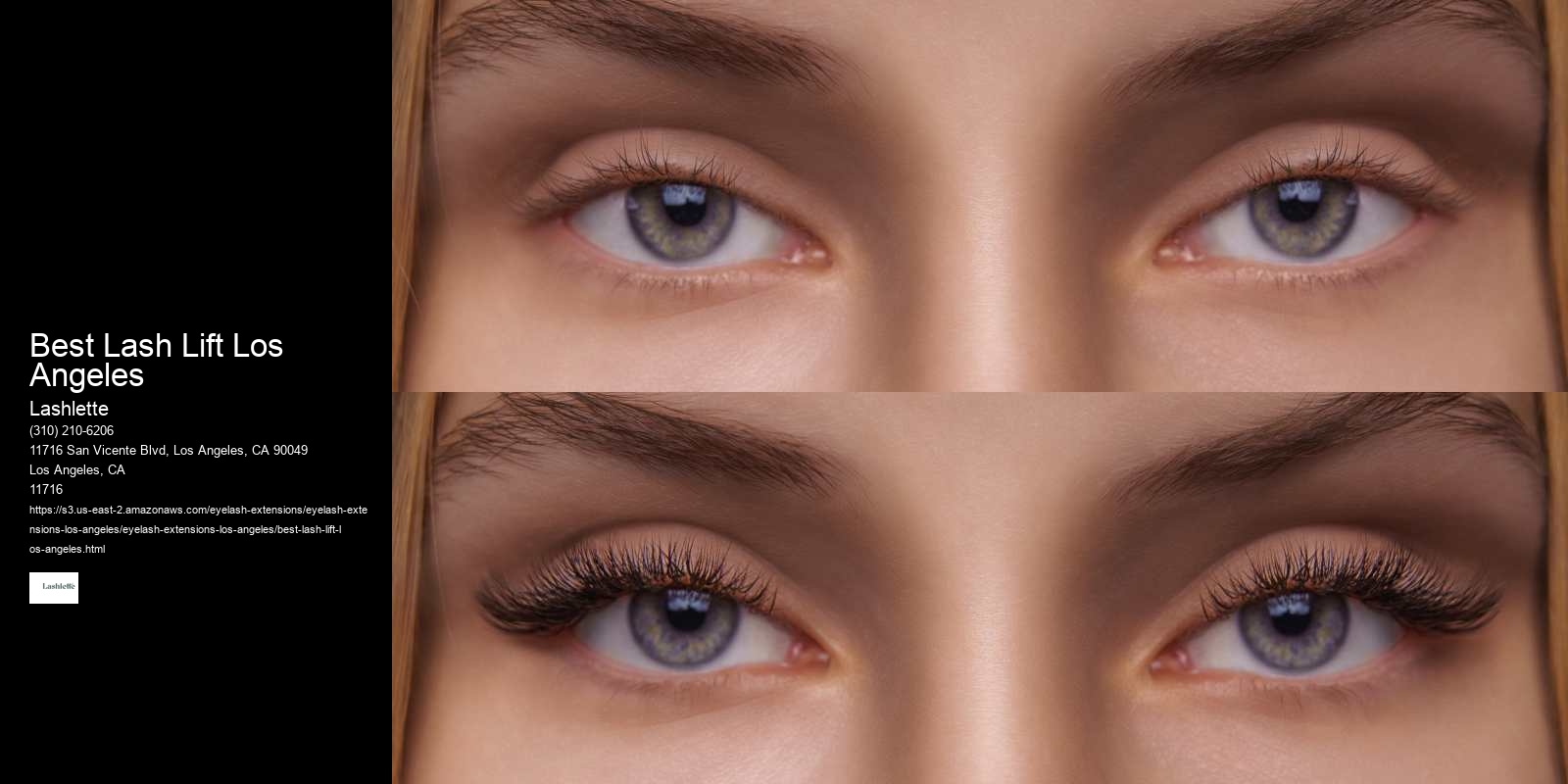 Best Lash Lift Los Angeles