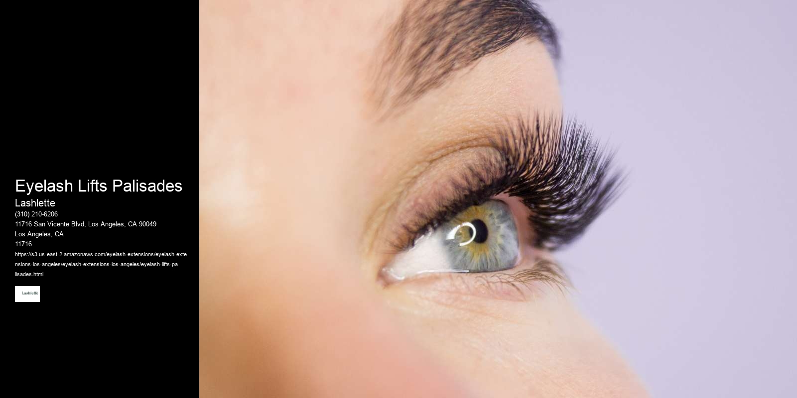 Eyelash Lifts Palisades