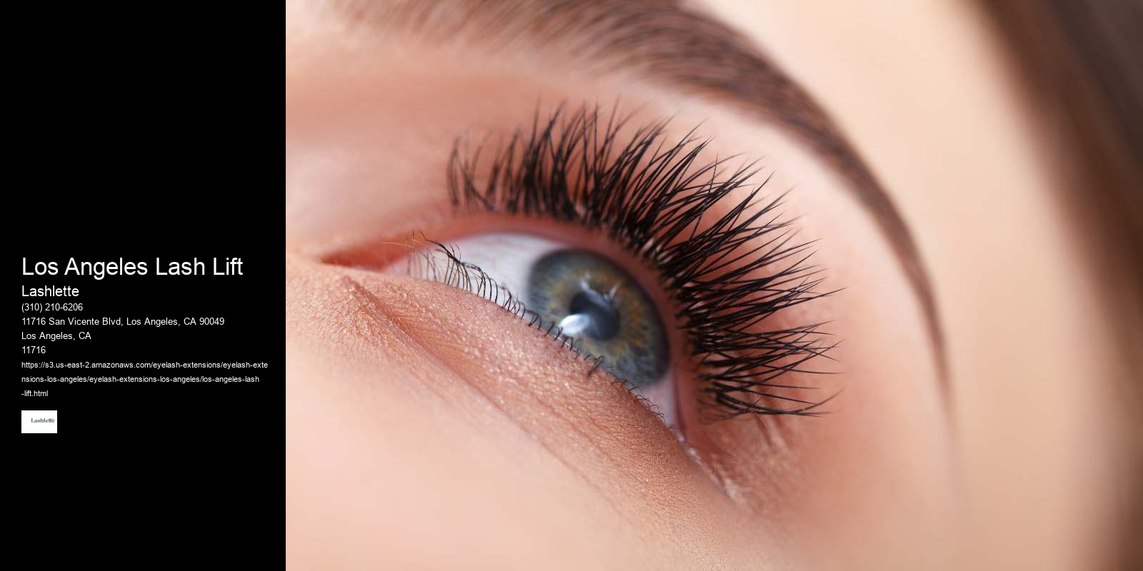 Los Angeles Lash Lift