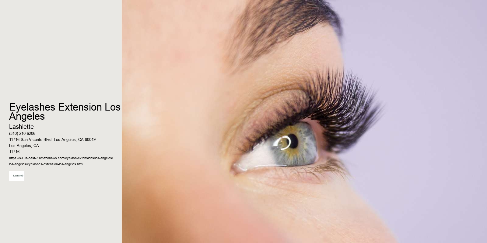 Eyelashes Extension Los Angeles