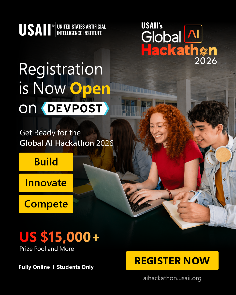 USAII&reg; Global AI Hackathon 2026 is LIVE | Register Now on Devpost