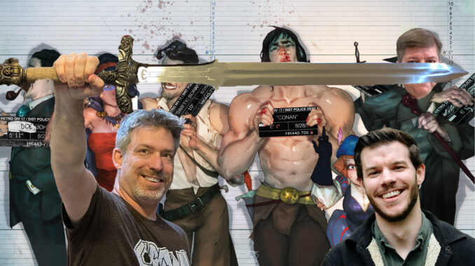 Conan 2025 banner on the shoulders of frost giants