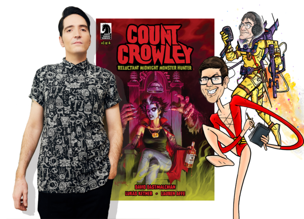 David Dastmalchian and Count Crowley! David Dastmalchian and Count Crowley!