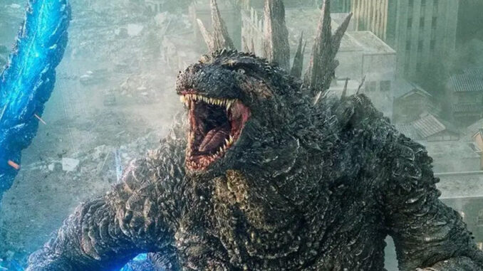 Godzilla SDCC banner Godzilla smashes back to San Diego