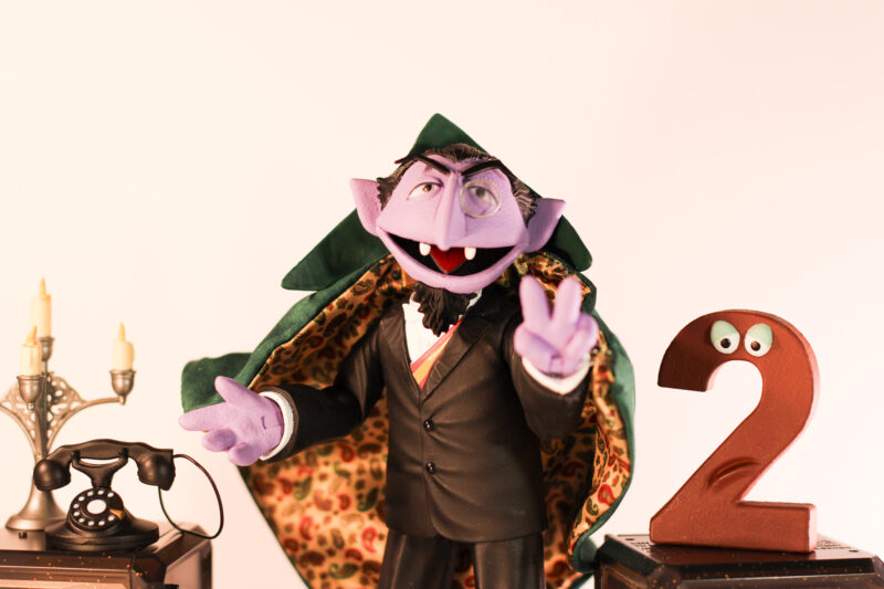 The Count review posing 2