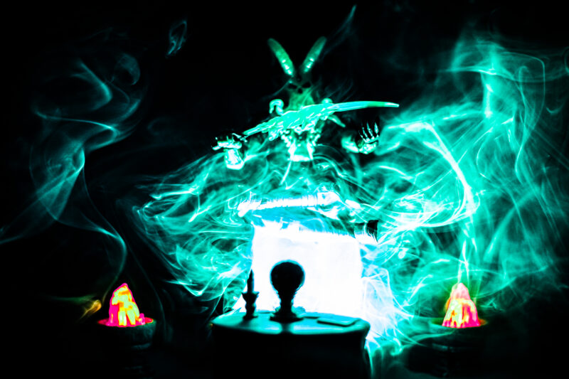 crystal ball glamour shot