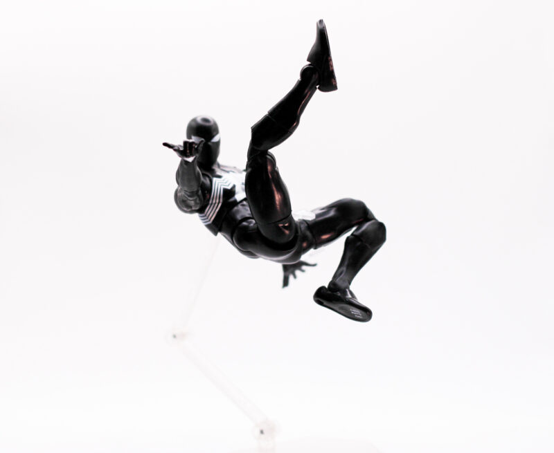 black suit spider man