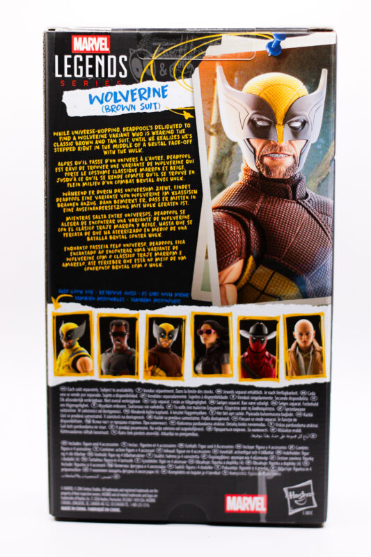 brown suit wolverine back box