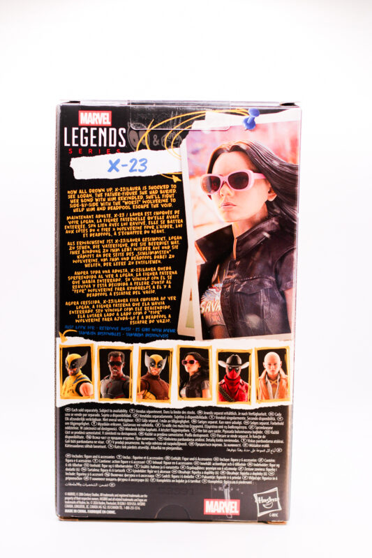 X-23 back of box