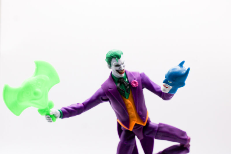 mattel joker with axe and mask